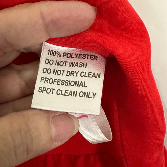 JJS House Red Sleeveless Gown Wedding and Special Occasions - Picture 3 of 9